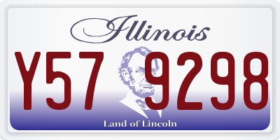 IL license plate Y579298