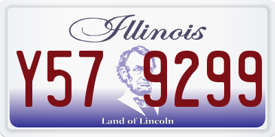 IL license plate Y579299