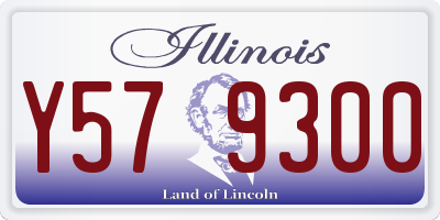 IL license plate Y579300