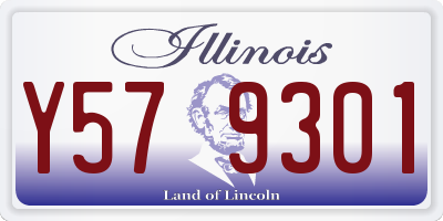 IL license plate Y579301