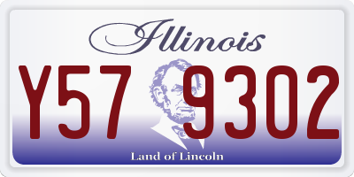 IL license plate Y579302