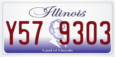 IL license plate Y579303