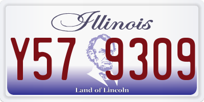 IL license plate Y579309