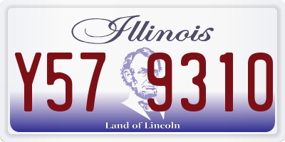 IL license plate Y579310
