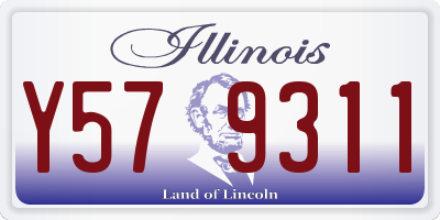 IL license plate Y579311
