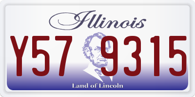 IL license plate Y579315