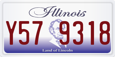 IL license plate Y579318