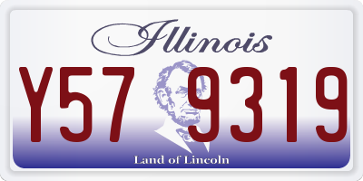 IL license plate Y579319