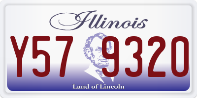 IL license plate Y579320