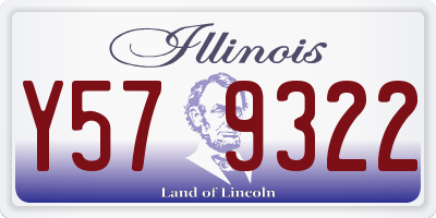 IL license plate Y579322