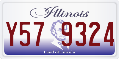 IL license plate Y579324