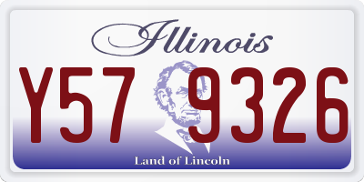 IL license plate Y579326