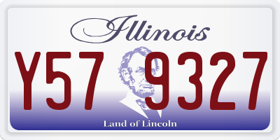 IL license plate Y579327