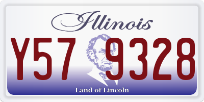 IL license plate Y579328