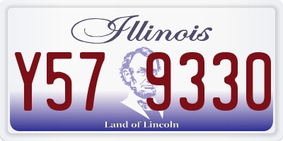IL license plate Y579330