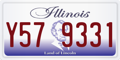 IL license plate Y579331