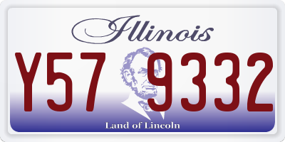 IL license plate Y579332