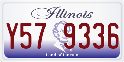 IL license plate Y579336