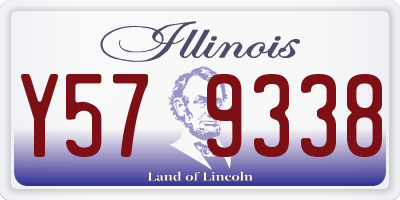 IL license plate Y579338