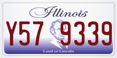 IL license plate Y579339