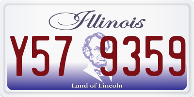 IL license plate Y579359