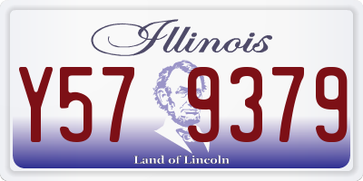 IL license plate Y579379