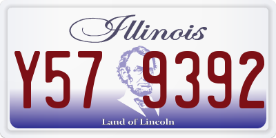 IL license plate Y579392