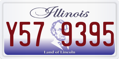 IL license plate Y579395