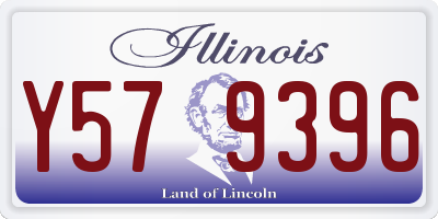 IL license plate Y579396