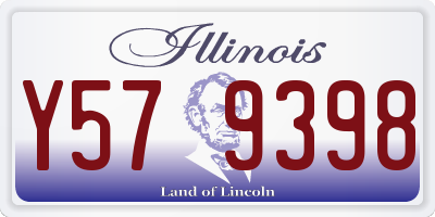 IL license plate Y579398