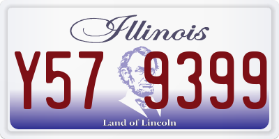 IL license plate Y579399