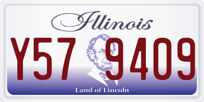 IL license plate Y579409