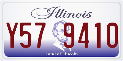 IL license plate Y579410