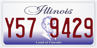 IL license plate Y579429