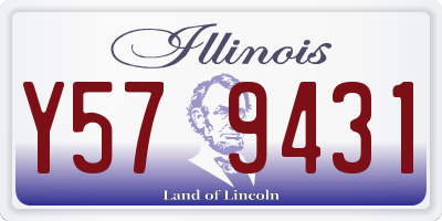IL license plate Y579431