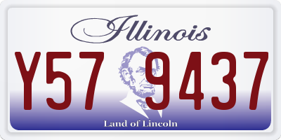 IL license plate Y579437