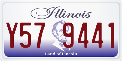 IL license plate Y579441