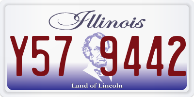 IL license plate Y579442