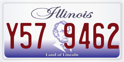 IL license plate Y579462