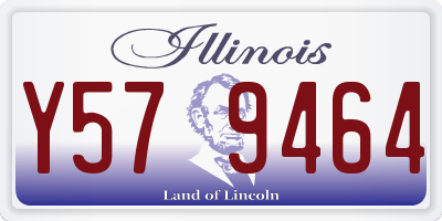 IL license plate Y579464