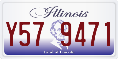 IL license plate Y579471