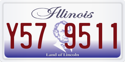 IL license plate Y579511