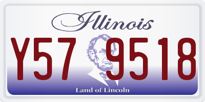 IL license plate Y579518