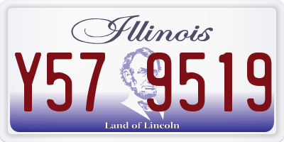 IL license plate Y579519