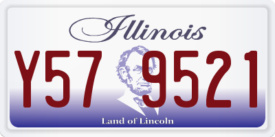 IL license plate Y579521