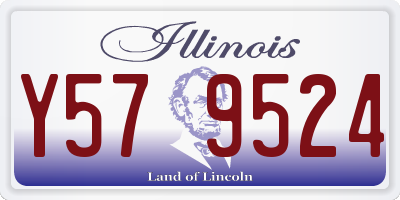 IL license plate Y579524