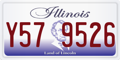 IL license plate Y579526