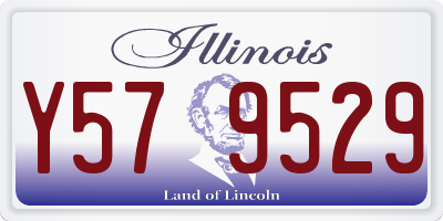 IL license plate Y579529