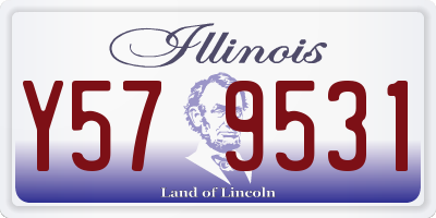 IL license plate Y579531