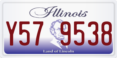 IL license plate Y579538